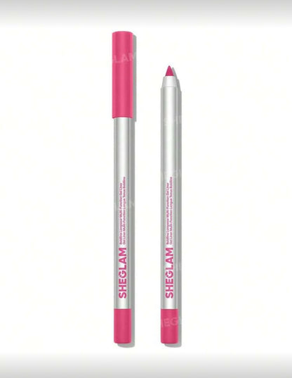 SHE GLAM Boldline Longwear Multi-Function Gel Liner-Hot Pink Kohl Kajal Makeup Cosmetic For Women Girls