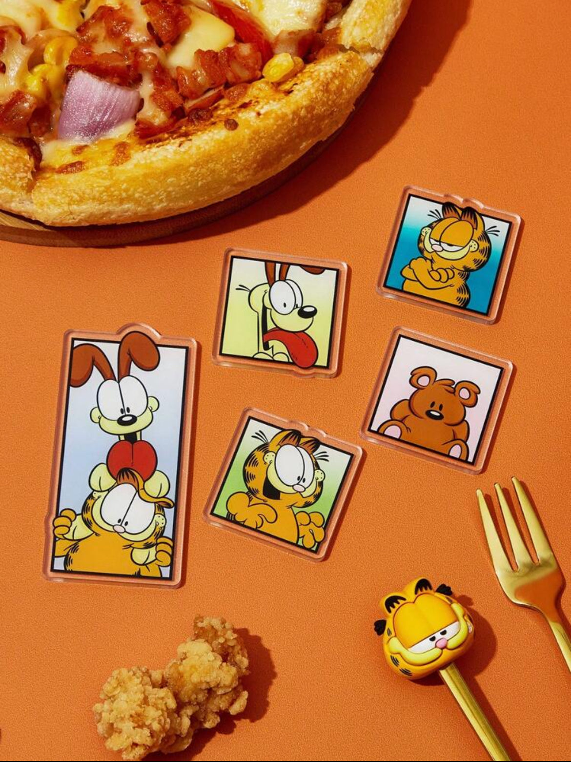 GARFIELD Cute Cartoon Printed Refrigerator Magnets , Gift