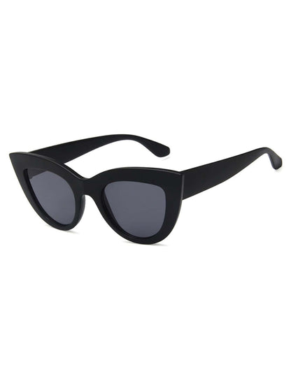 Black Plastic Frame Fashion Decorative Glasses Street Basics