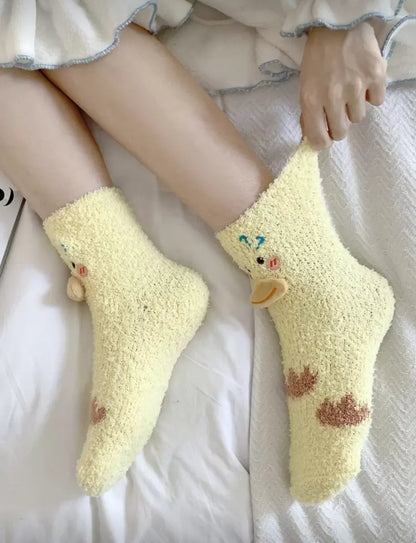 Duck Decor Crew Socks
