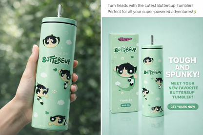 Buttercup Powerpuff Girl Tumbler (600ML)