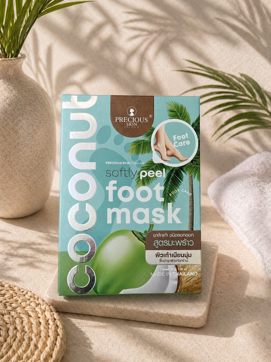 Thai Coconut Soft Peel Foot Mask – Hydrating Care