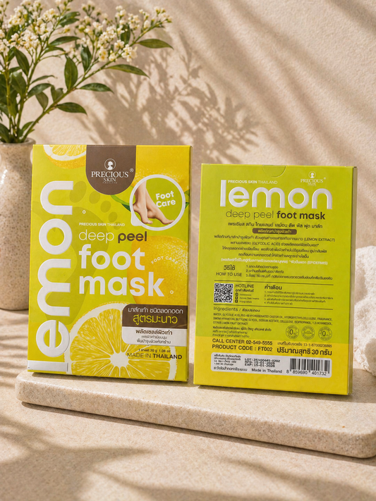 Thai Lemon Deep Peel Foot Mask – Bright & Smooth Care