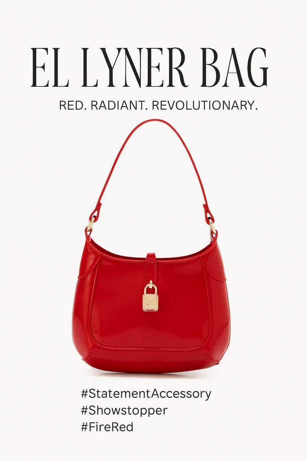 LYN Janistier Mini Leather Handbag RED