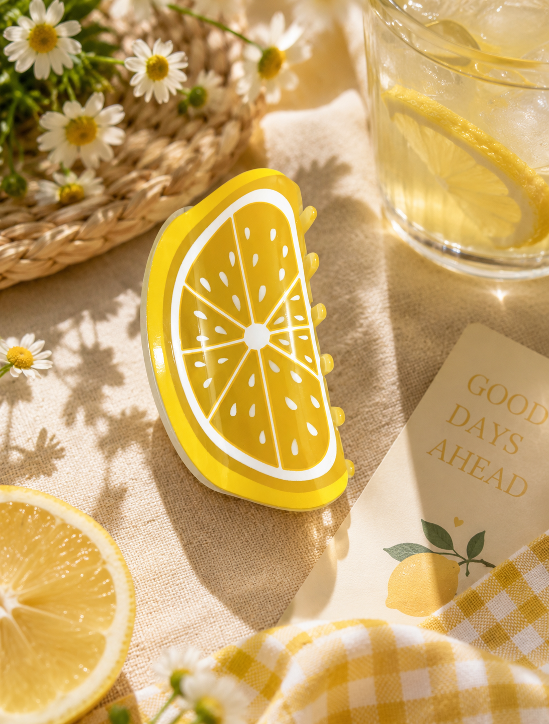 Sunny Lemon Hair Clip.gift