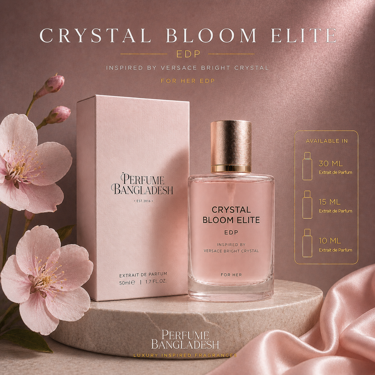 Crystal Bloom Elite EDP - For Her