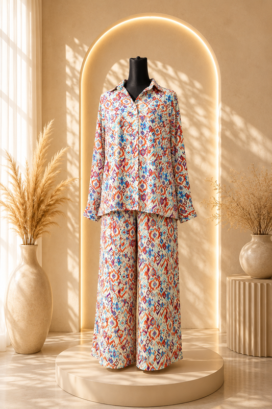 Bohemian Breeze Co-Ord Set. XL/XXL