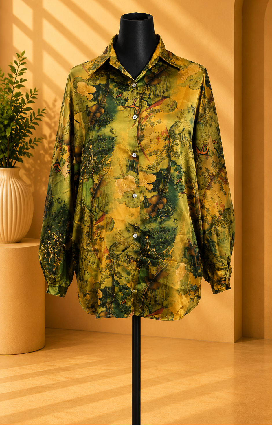 Verdant Dream Shirt.Size L/Xl