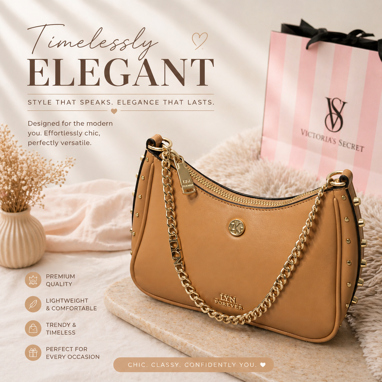 LYN Forever Chain Shoulder Bag