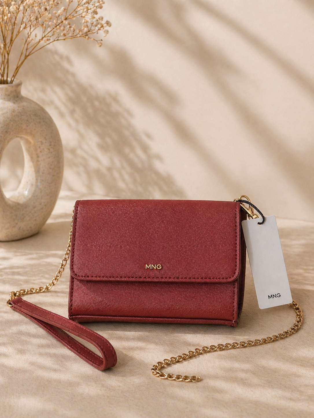 MANGO Classic Chain Flap Bag
