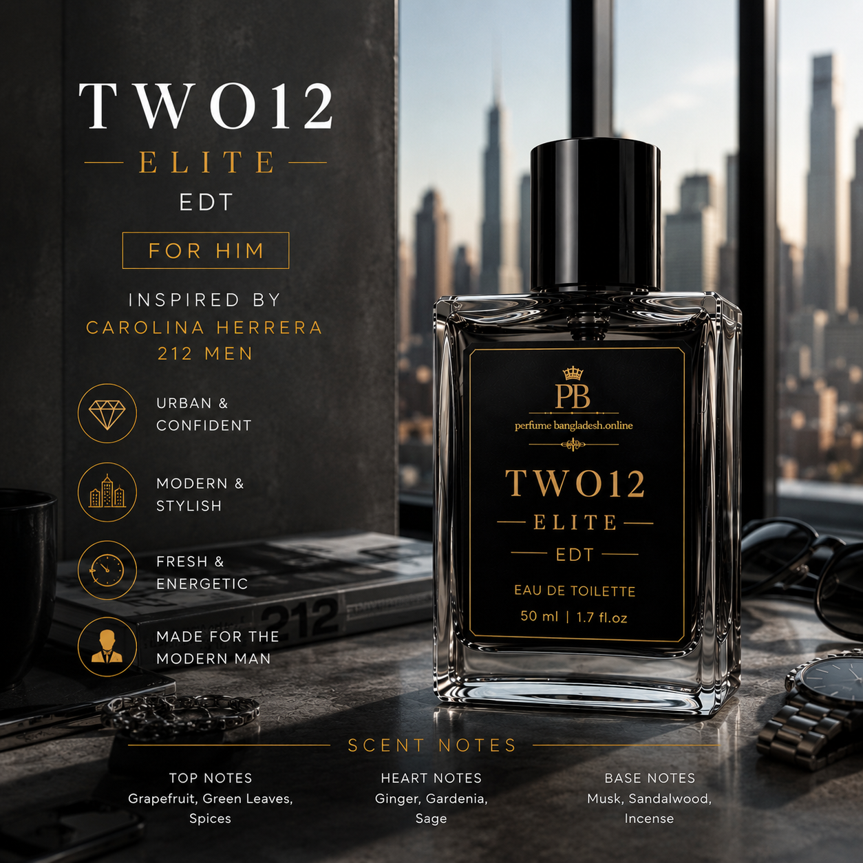 Two12 Elite EDP - For Him