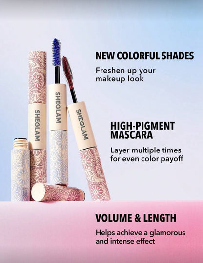 SHEGLAM All-In-One Volume & Length Mascara- Burgundy