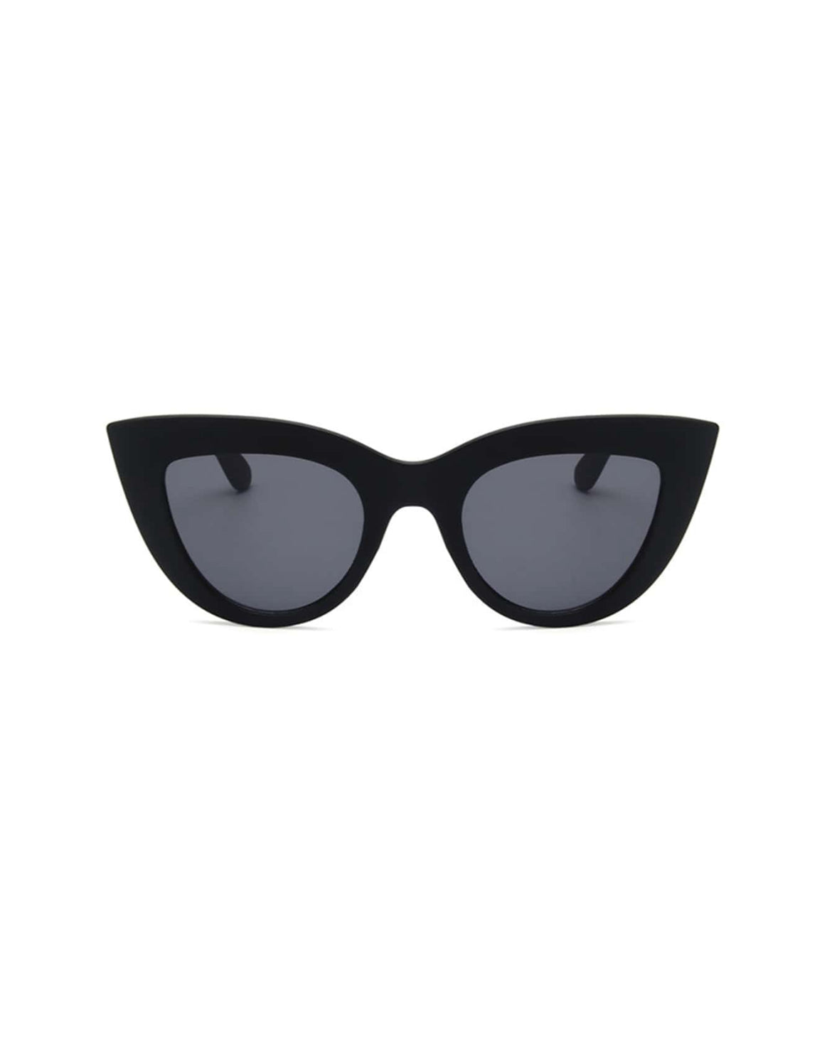 Black Plastic Frame Fashion Decorative Glasses Street Basics