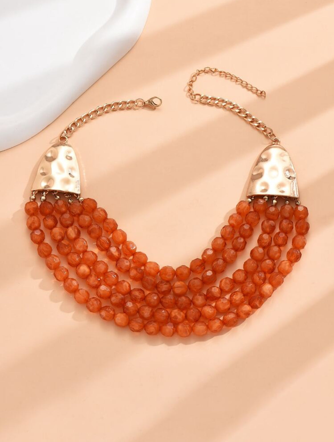 Bead Decor Layered Necklace