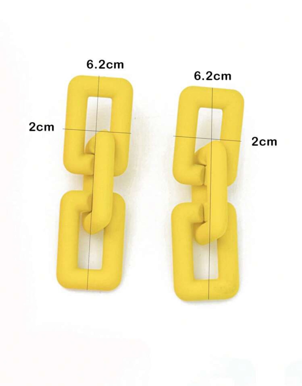 Fashionable Chain Design Drop Earrings