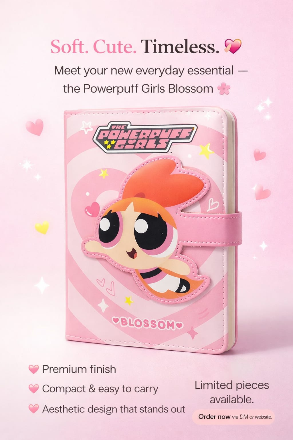 Powerpuff Girls Mini Diary for gift