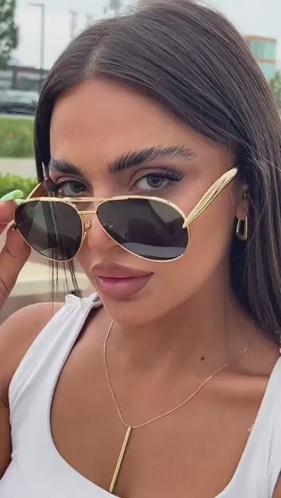 Oval Metal Fashion Glasses Advanced Retro Personalized Versatile Men And Women's Fashion Glasses Suitable For Daily Wear