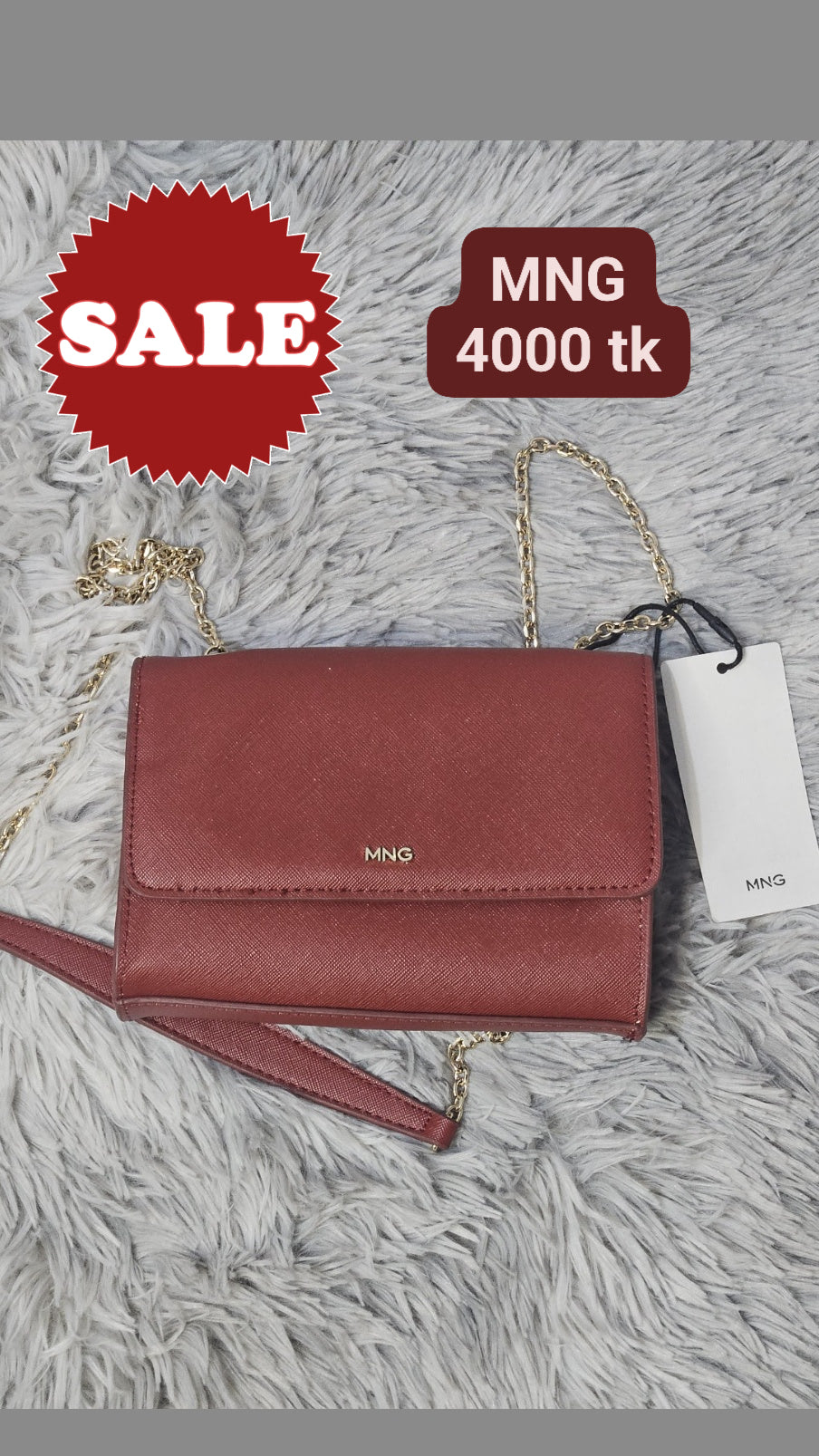 MANGO Classic Chain Flap Bag