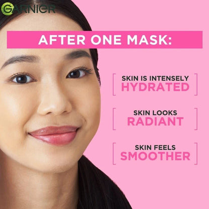 Garnier Sakura Glow Hyaluron Serum Mask gift